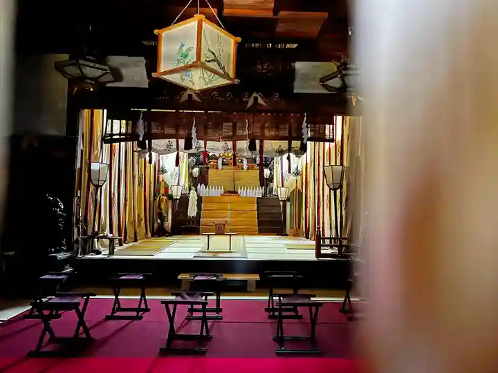 妻科神社の本殿・本堂