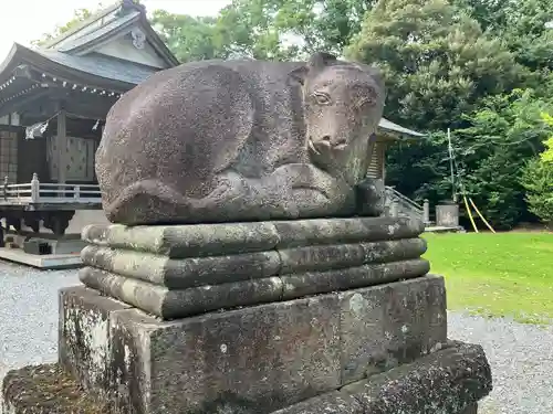 朝日森天満宮の狛犬