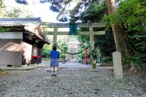 百々神社の鳥居