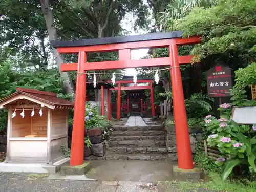 由比若宮（元鶴岡八幡宮）の鳥居