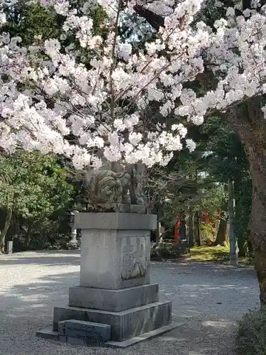 越中一宮 髙瀬神社の狛犬