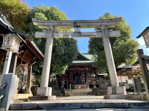 西向天神社の鳥居