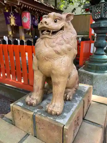 建部大社の狛犬