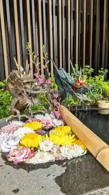 駒込妙義神社の手水舎