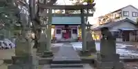 新堀日枝神社の鳥居