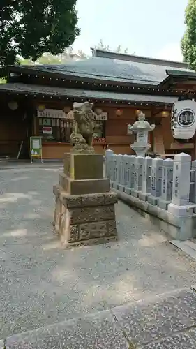 星川杉山神社の狛犬