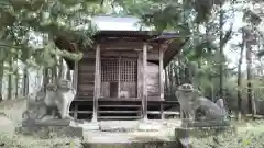 鬼死骸八幡神社の狛犬