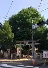 鳩森八幡神社の鳥居