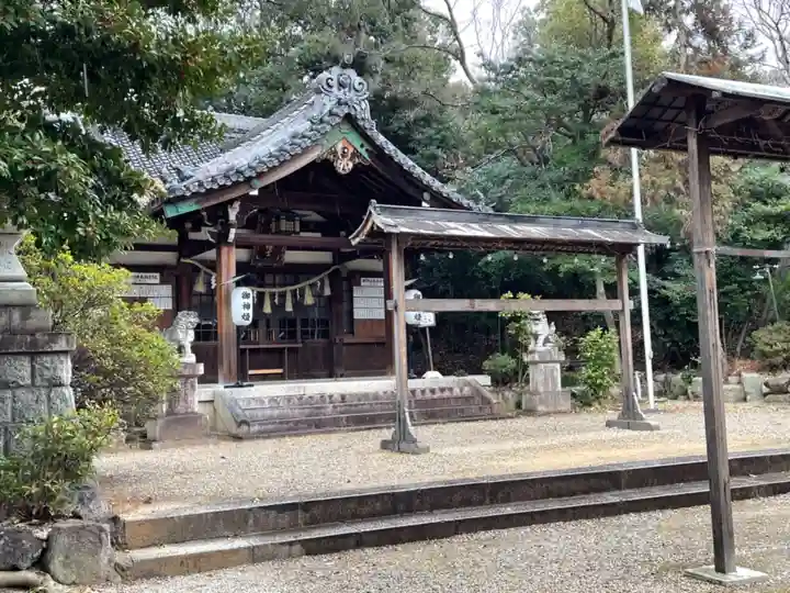 蝮ヶ池八幡宮の本殿・本堂