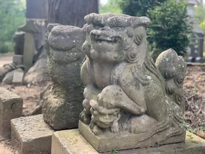 鶴峯八幡宮の狛犬