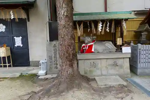 綱敷天神社の狛犬