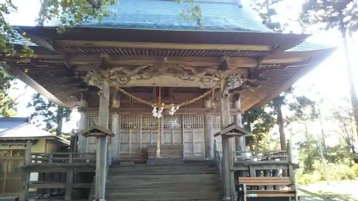胡四王神社の本殿・本堂