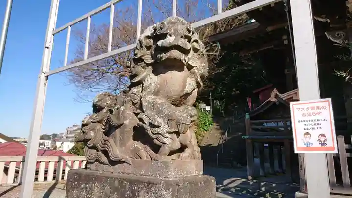 叶神社(東叶神社)の狛犬