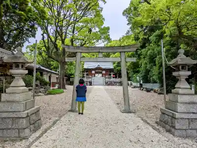 白山神社(市場)の鳥居
