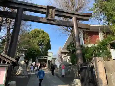 諏訪神社の鳥居