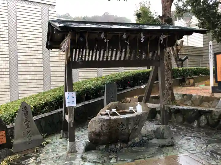 王子神社の手水舎