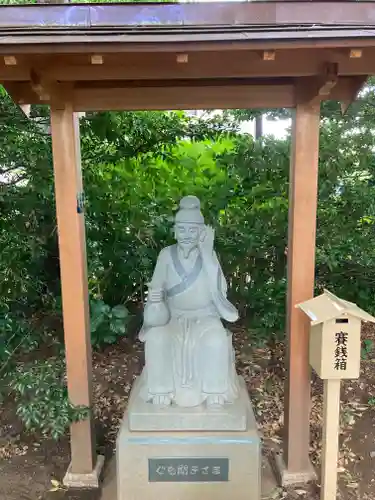 川越八幡宮の像