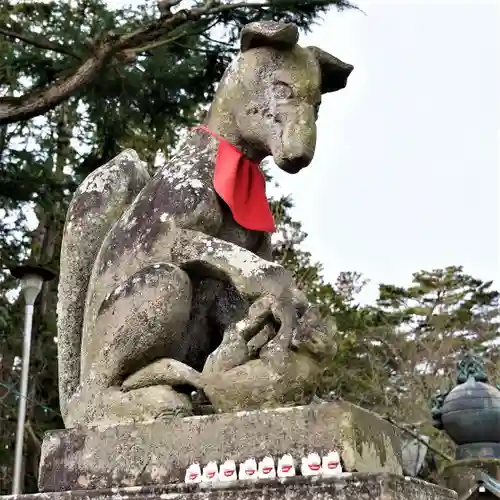 竹駒神社の狛犬