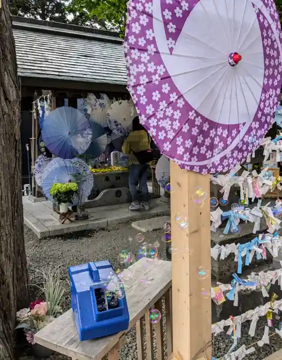 札幌諏訪神社の庭園