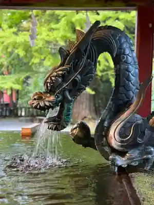 北口本宮冨士浅間神社の手水舎