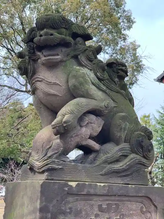 神明大神(中丸子神社)の狛犬