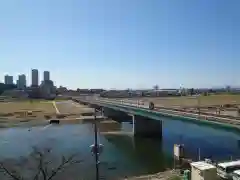 多摩川浅間神社の景色