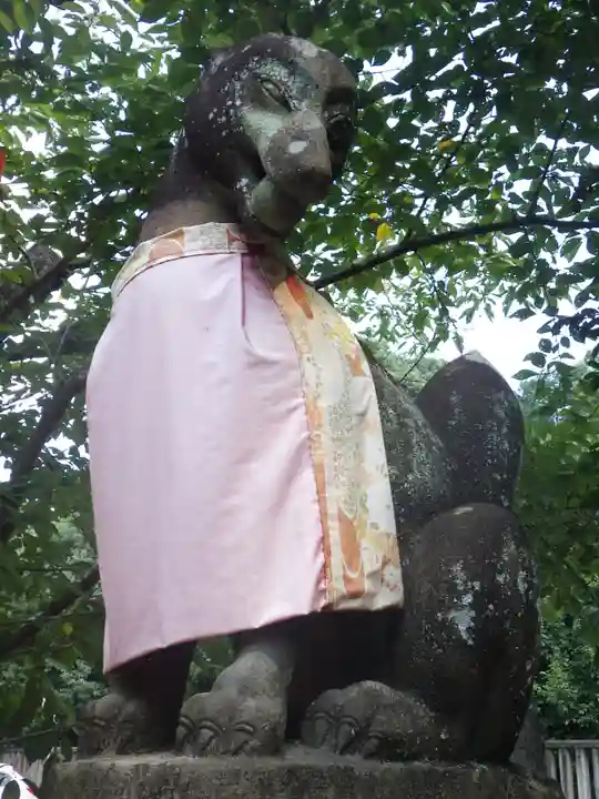 竹中稲荷神社(吉田神社末社)の狛犬
