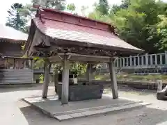 網走神社の手水