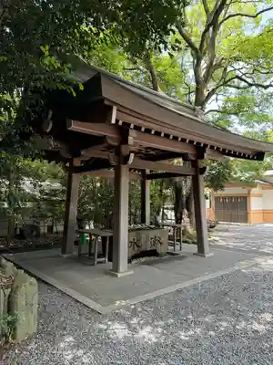 氷上姉子神社(熱田神宮摂社)の手水舎