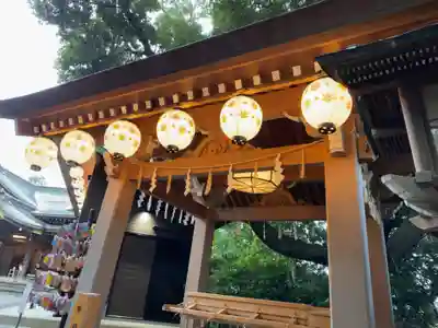 検見川神社の手水舎