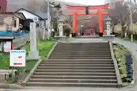 虻田神社の鳥居