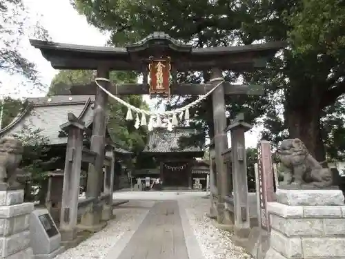 金鑚神社の鳥居