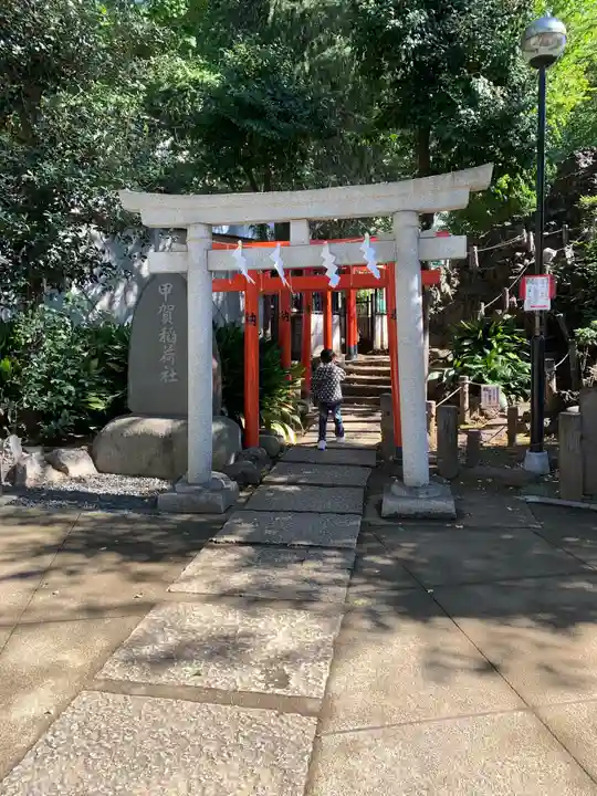 鳩森八幡神社の鳥居