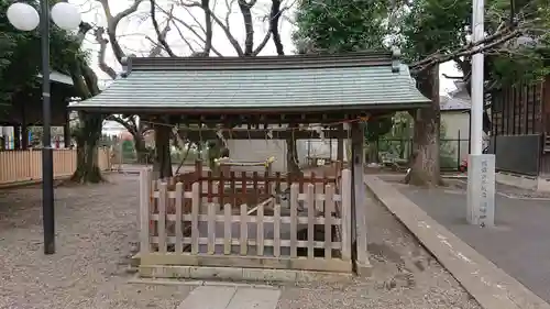 旗岡八幡神社の手水舎