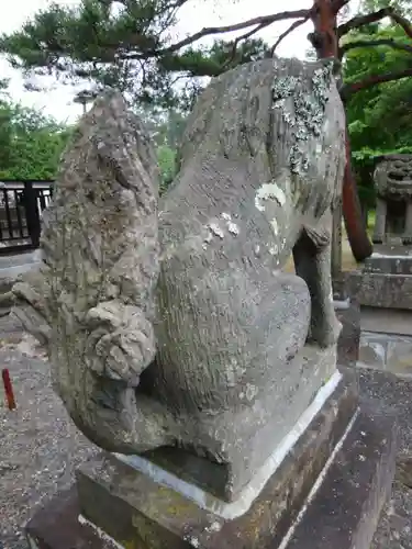 厚真神社の狛犬