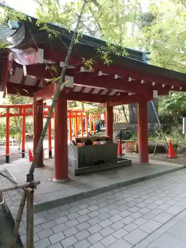 來宮神社の手水舎