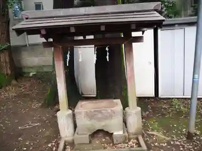東谷北野神社の手水舎