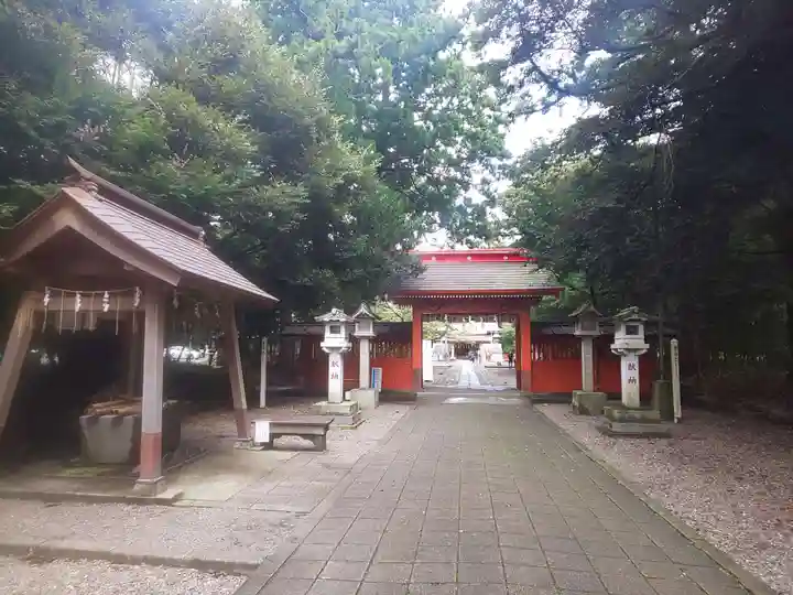 息栖神社の山門・神門