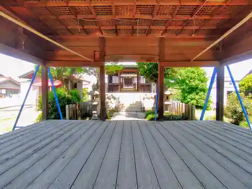 神明社（萩原町東宮重）の本殿・本堂