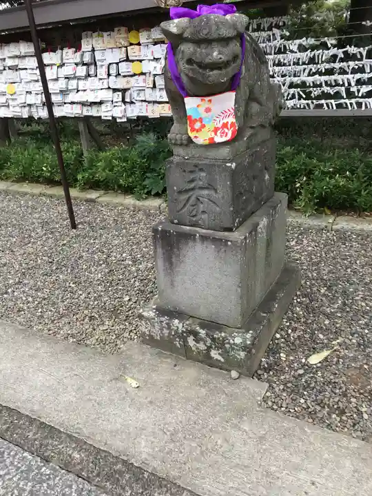 菊田神社の狛犬