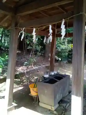 成田熊野神社の手水舎