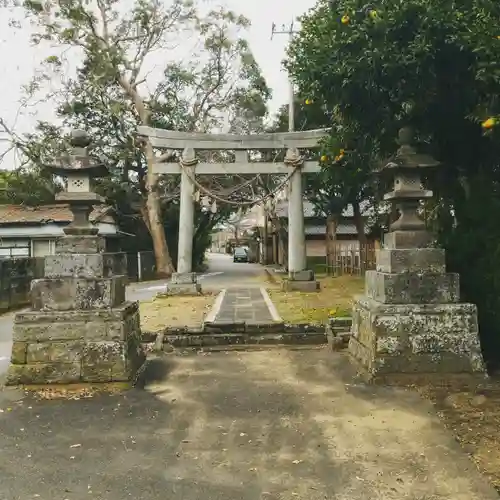 鹿嶋吉田神社の鳥居