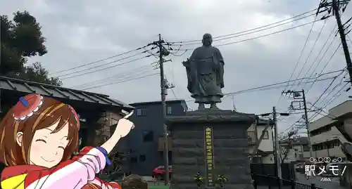 法華経寺の像