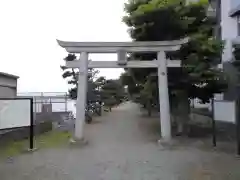 琵琶島神社の鳥居