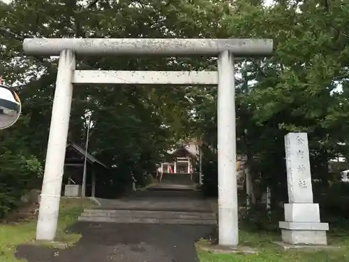 余市神社の鳥居