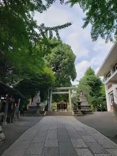 諏訪神社の鳥居