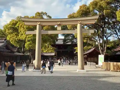 明治神宮の鳥居