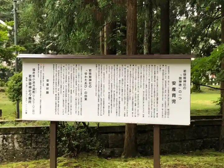 若狭姫神社(若狭彦神社下社)の歴史