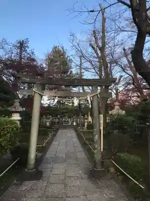 松陰神社の鳥居