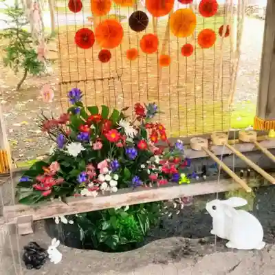 彌彦神社　(伊夜日子神社)の手水舎